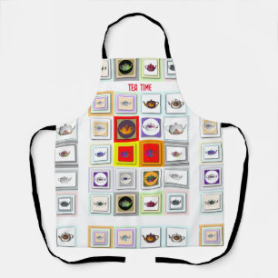 Tea Time Teapots  Apron