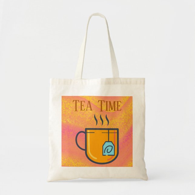 Tea Time Tote Bag (Front)