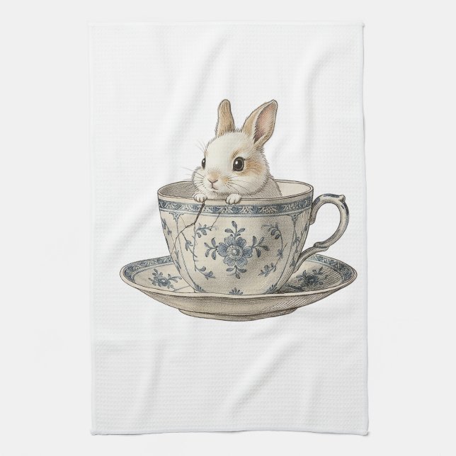 Tea Time Towel (Vertical)