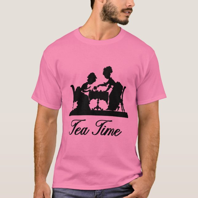 Tea Time Victorian Ladies T-Shirt (Front)