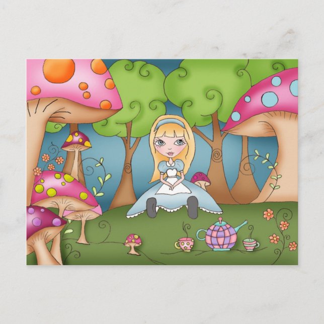 Tea Time with Alice - Postcards (Front)