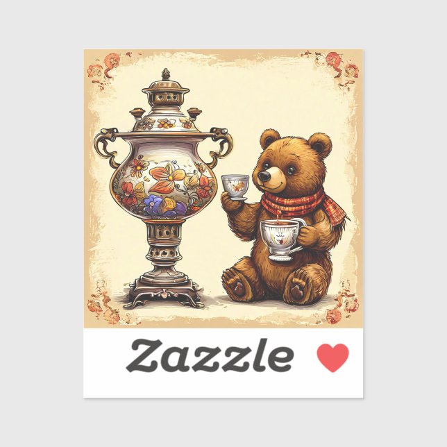 Tea time with bear (Sheet)