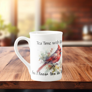 Tea Time With You For I Know You Are Near Modern Bone China Mug