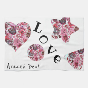 Tea Towel 40.6 cm x 61 cm Passionred