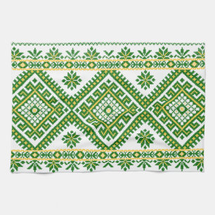 Tea Towel Ukrainian Cross Stitch Embroidery