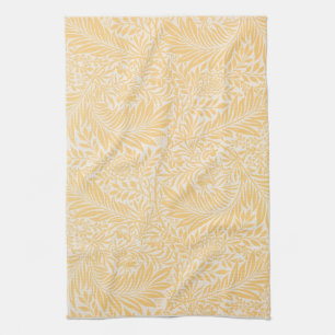 TEA TOWEL : WILLIAM MORRIS : LARKSPUR