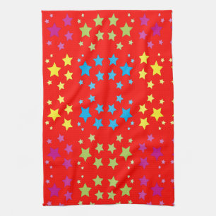 Tea-Towel With Stars Tea Towel