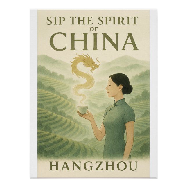 Tea & Tranquillity China Poster (Front)