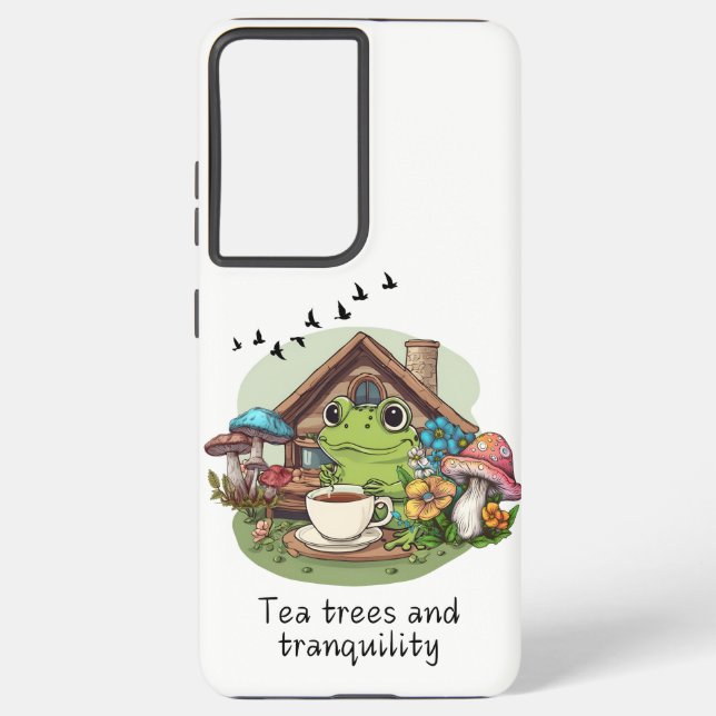 Tea, trees, and tranquillity samsung galaxy s21 ultra case (Back)