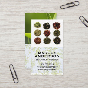 Tea Varieties Business Card