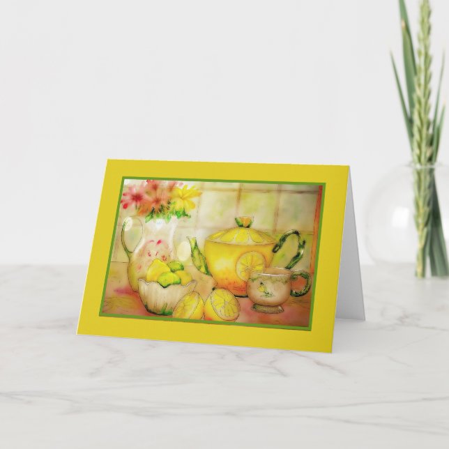 Tea with lemon  card (Front)