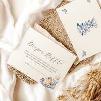 Tea with mum to be Diaper Raffle Card