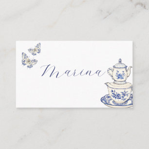 Tea with the mom to be  place card