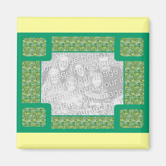 Tea with yellow template magnet