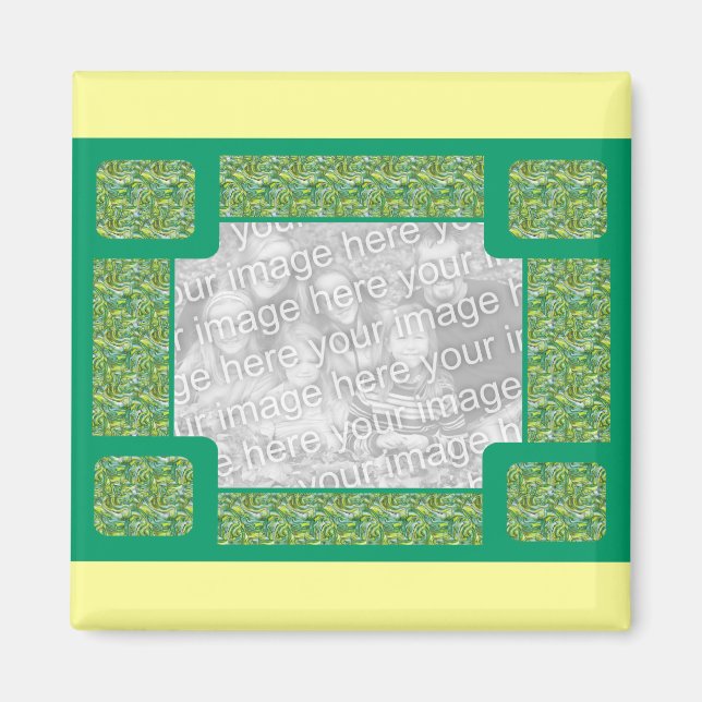 Tea with yellow template magnet (Front)