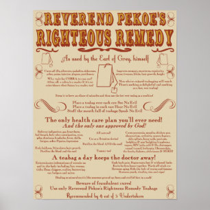 Teabag Miracle Cure Poster