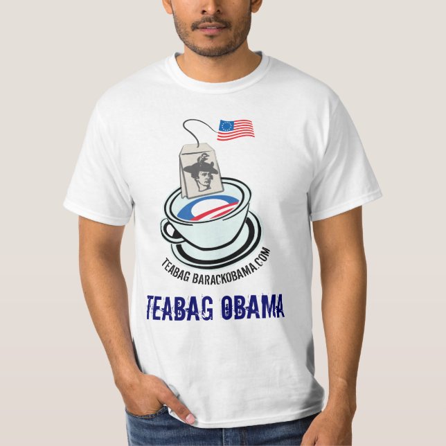 TEABAG OBAMA Shirt (Front)