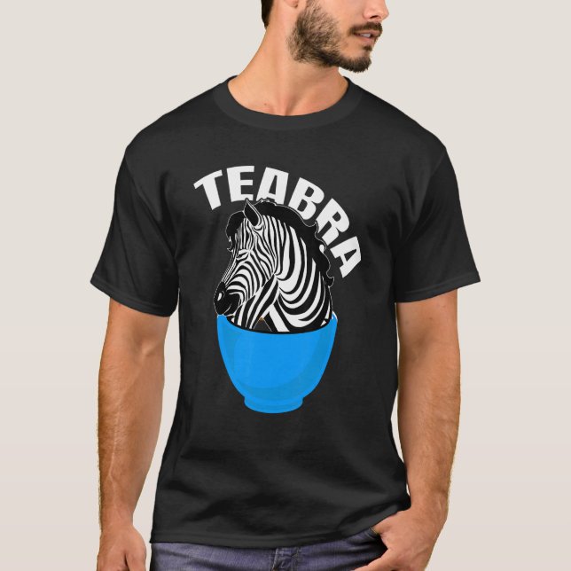 Teabra Tea Zebra T-Shirt (Front)