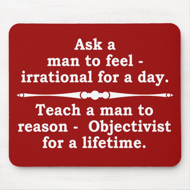 Teach a man... mousepad (Front)