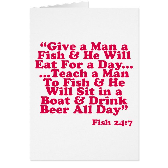 Teach a Man To Fish (Front)