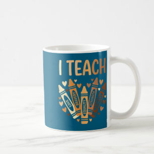 Teach black history month women teacher melanin coffee mug