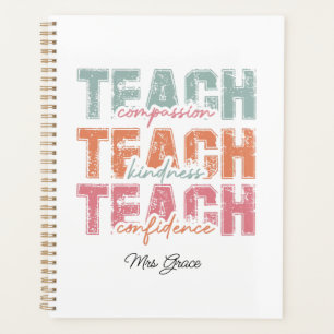Teach Compassion Kindness ,Personalised teacher Planner