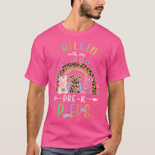 Teach Cutest Little Bunnies PreK Teacher Easter Ra T-Shirt