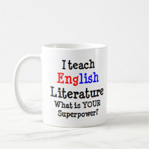teach english literature coffee mug