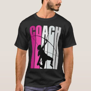 Teach Female Archery Teacher Master Coach Archer T T-Shirt