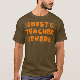 Teach inspire cute Sunflower best teacher ever T-Shirt