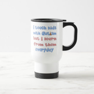 Teach Kids with Autism - Awareness Ribbon Travel Mug