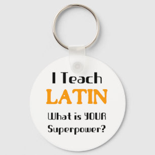 Teach Latin Key Ring