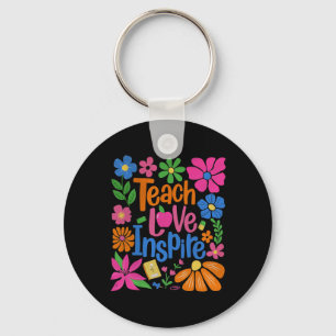 Teach Love Inspire Back To School Key Ring
