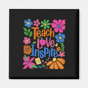 Teach Love Inspire Back To School Magnet