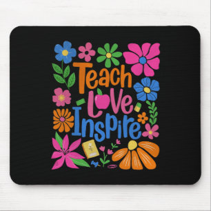 Teach Love Inspire Back To School Mouse Mat