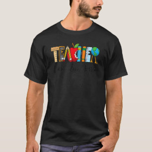 Teach Love Inspire Chalkboard Back To School Teach T-Shirt