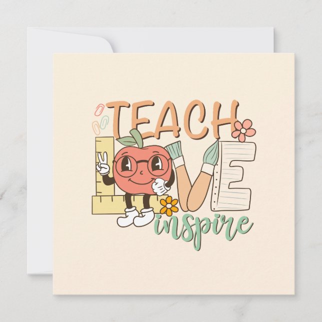 Teach Love Inspire – Cute School Supplies (Front)