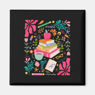 Teach Love Inspire Flower Teacher First Day Back T Magnet