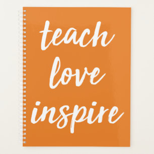 Teach Love Inspire   Inspirational Phrase Planner