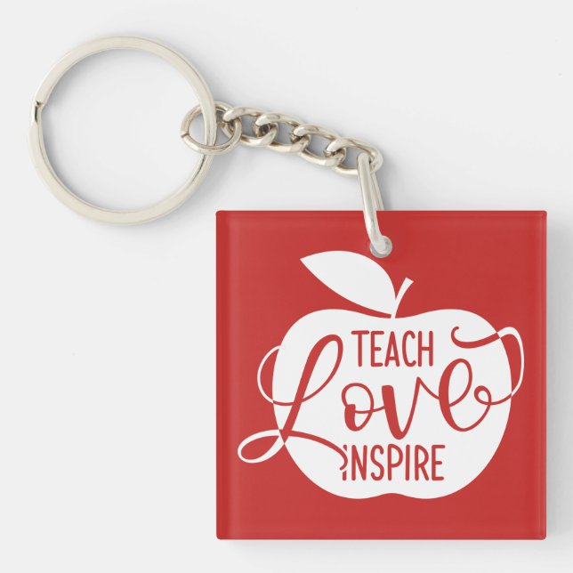 Teach Love Inspire Key Ring (Front)