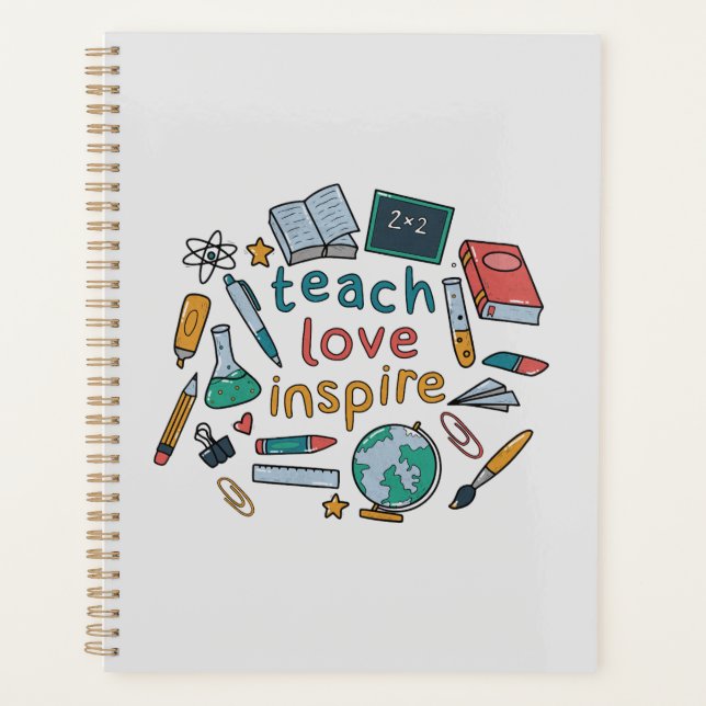 Teach Love Inspire Planner (Front)