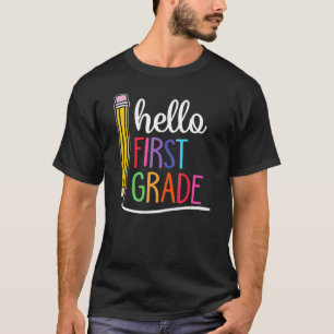 Teach Love Inspire Rainbow Pencil Teacher Back To  T-Shirt