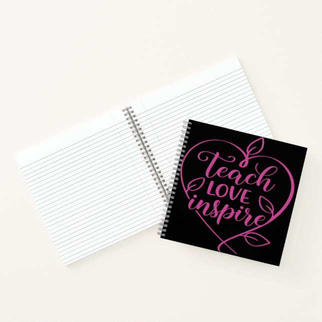  Teach Love Inspire Script Design Notebook (Inside)