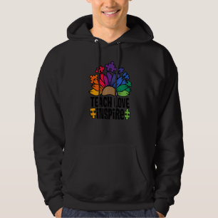 Teach Love Inspire SPED Teacher Speducator Special Hoodie