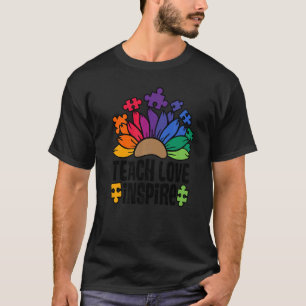 Teach Love Inspire SPED Teacher Speducator Special T-Shirt