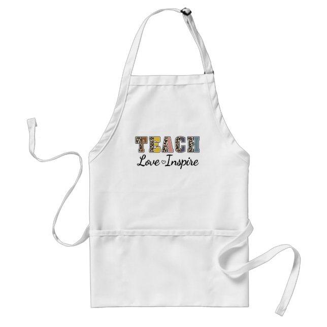 Teach, Love, Inspire Standard Apron (Front)