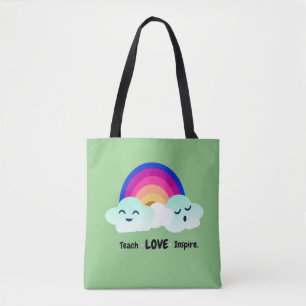 Teach Love Inspire Teacher Appreciation  Tote Bag