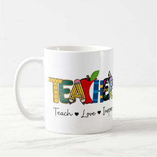 Teach Love Inspire Teachers Day gift Coffee Mug