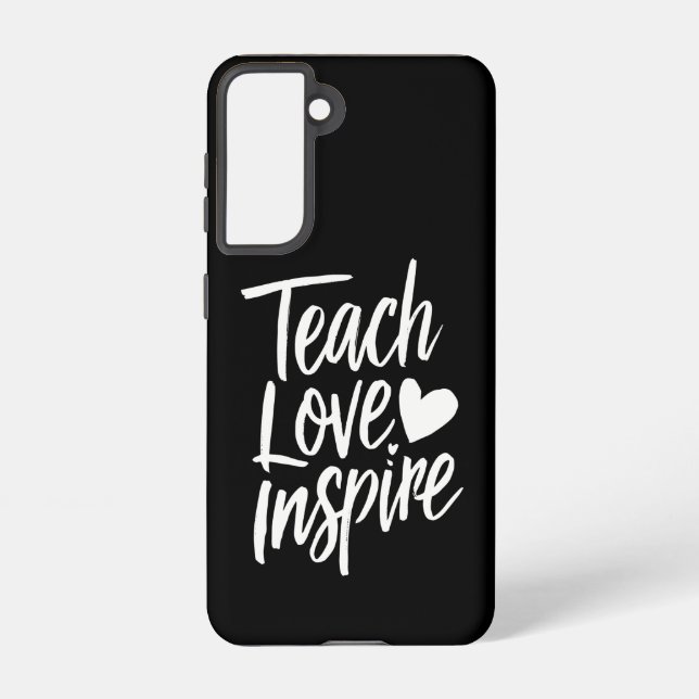 Teach Love Inspire Teacher's Day Gift Teacher Life Samsung Galaxy S21 Case (Back)