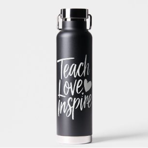 Teach Love Inspire Teacher's Day Gift Teacher Life Water Bottle